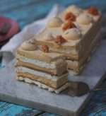 Torta Barra Merengue Manjar Lúcuma