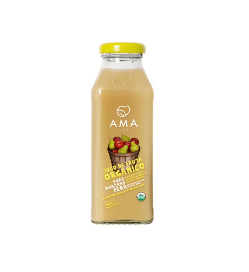 EMPO2008 Jugo AMA Manzana Pera Orgánico 300 cc. - Imagen 1